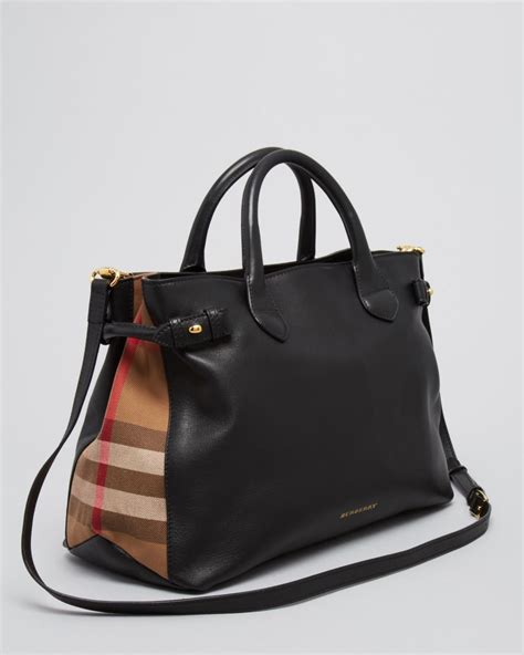 burberry black medium banner bag|burberry banner bag.